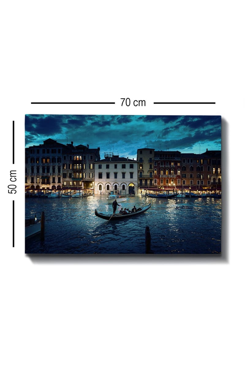 Koristeellinen Canvastaulu 50x70 cm - Monivärinen - Sisustustuotteet - Taulu & taide - Canvas-taulu