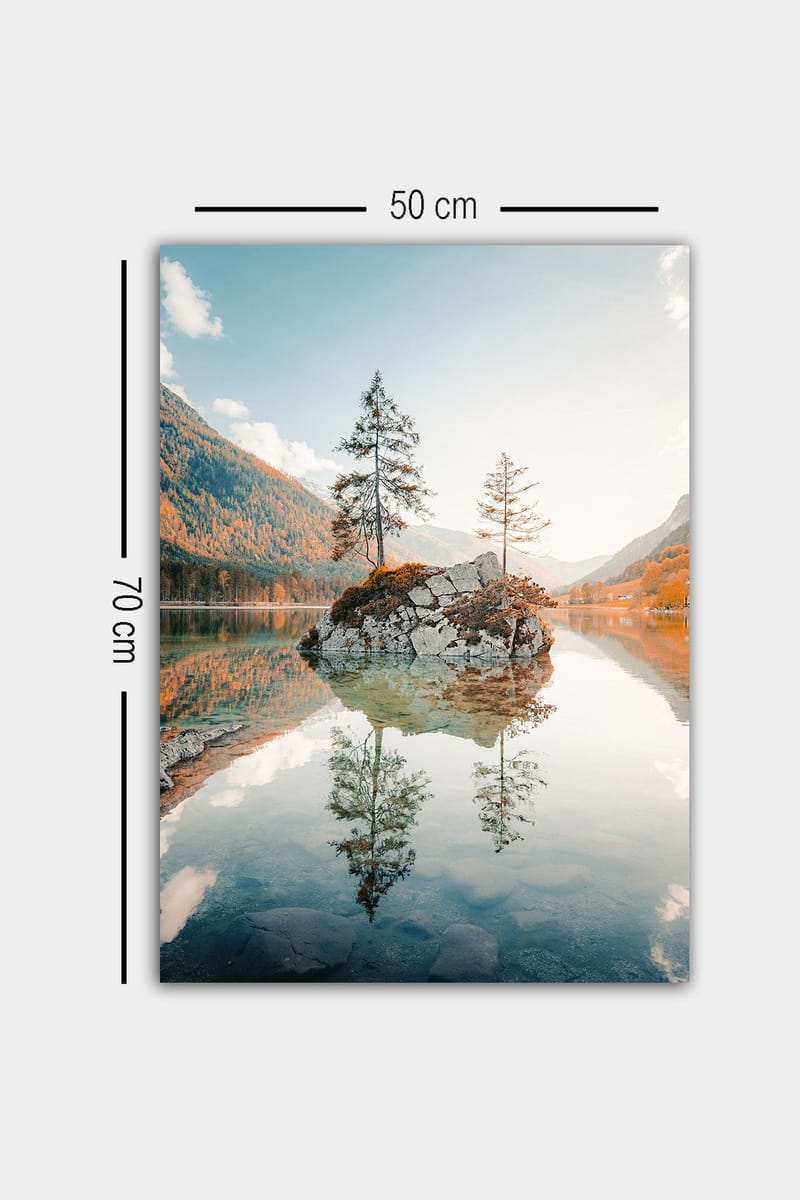 Koristeellinen Canvastaulu 50x70 cm - Monivärinen - Sisustustuotteet - Taulu & taide - Canvas-taulu