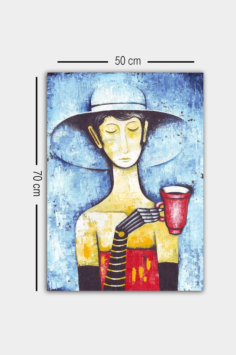 Koristeellinen Canvastaulu 50x70 cm - Monivärinen - Sisustustuotteet - Taulu & taide - Canvas-taulu