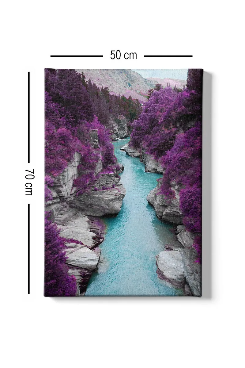 Koristeellinen Canvastaulu 50x70 cm - Monivärinen - Sisustustuotteet - Taulu & taide - Canvas-taulu