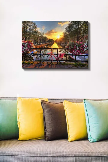 Koristeellinen Canvastaulu 50x70 cm - Monivärinen - Sisustustuotteet - Taulu & taide - Canvas-taulu