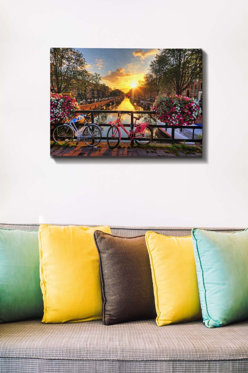 Koristeellinen Canvastaulu 50x70 cm - Monivärinen - Sisustustuotteet - Taulu & taide - Canvas-taulu