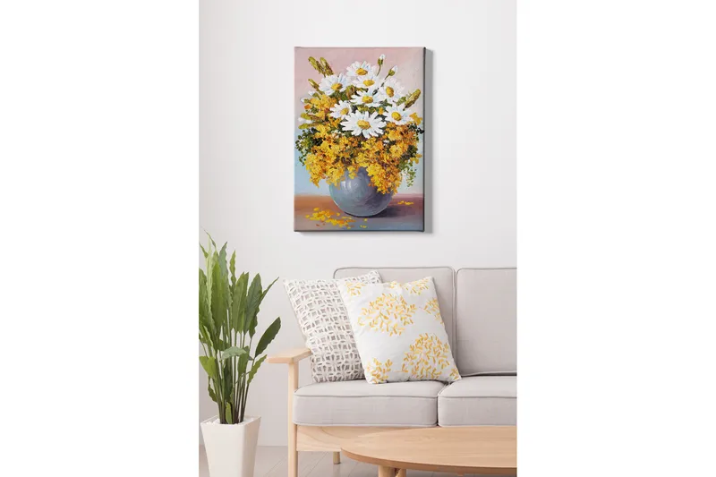 Koristeellinen Canvastaulu 50x70 cm - Monivärinen - Sisustustuotteet - Taulu & taide - Canvas-taulu