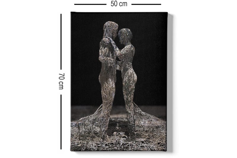 Koristeellinen Canvastaulu 50x70 cm - Monivärinen - Sisustustuotteet - Taulu & taide - Canvas-taulu