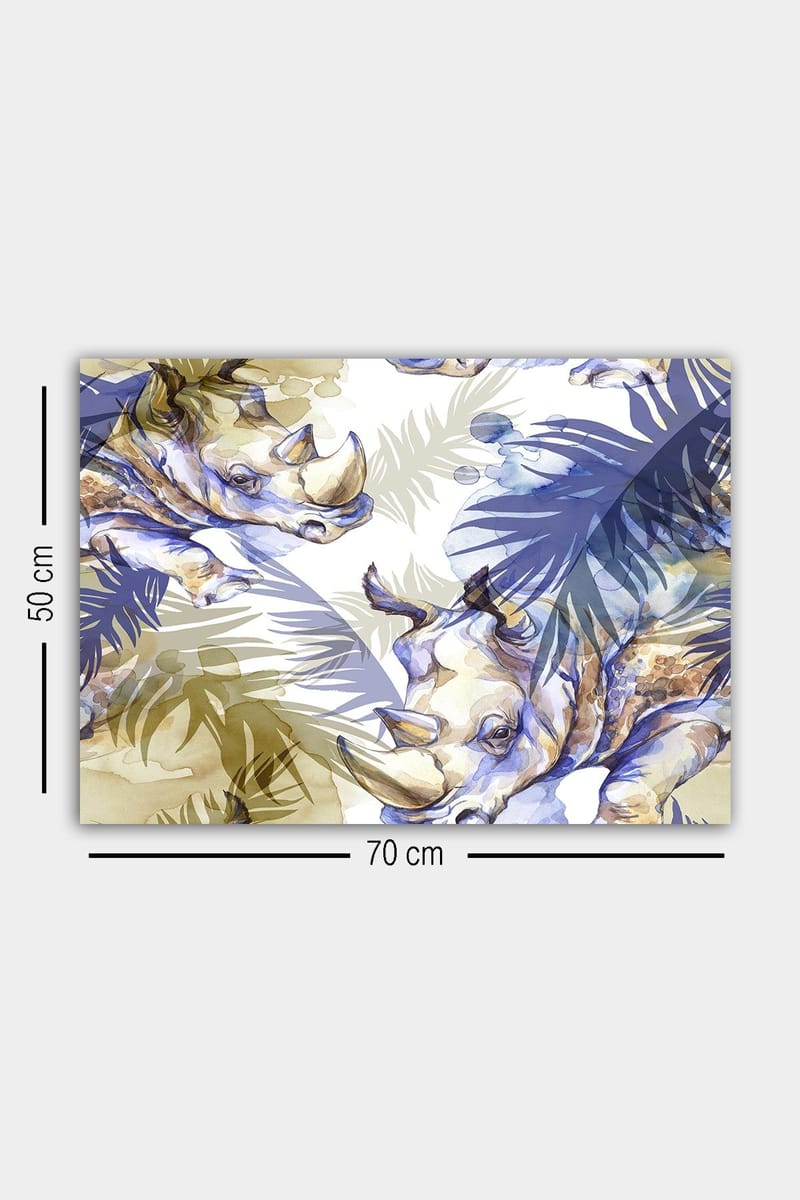 Koristeellinen Canvastaulu 50x70 cm - Monivärinen - Sisustustuotteet - Taulu & taide - Canvas-taulu