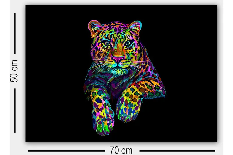 Koristeellinen Canvastaulu 50x70 cm - Monivärinen - Sisustustuotteet - Taulu & taide - Canvas-taulu