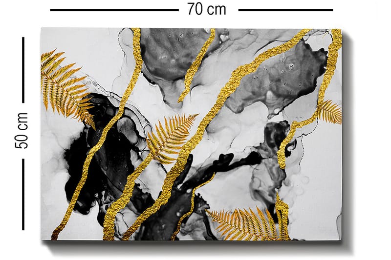 Koristeellinen Canvastaulu 50x70 cm - Monivärinen - Sisustustuotteet - Taulu & taide - Canvas-taulu