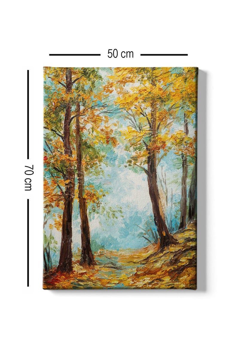 Koristeellinen Canvastaulu 50x70 cm - Monivärinen - Sisustustuotteet - Taulu & taide - Canvas-taulu