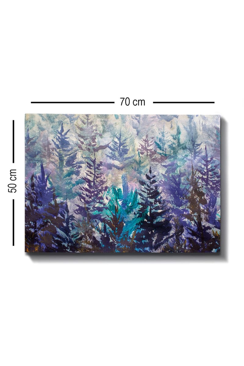 Koristeellinen Canvastaulu 50x70 cm - Monivärinen - Sisustustuotteet - Taulu & taide - Canvas-taulu