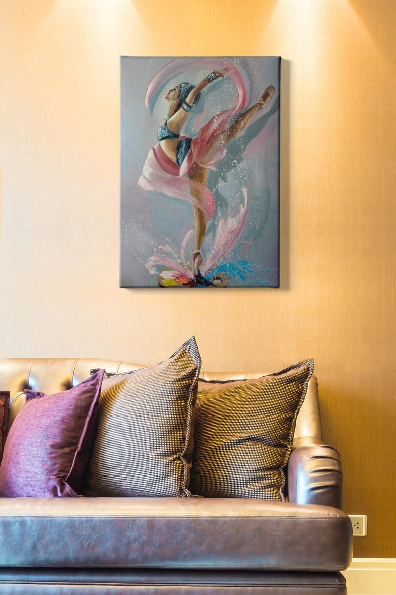 Koristeellinen Canvastaulu 50x70 cm - Monivärinen - Sisustustuotteet - Taulu & taide - Canvas-taulu