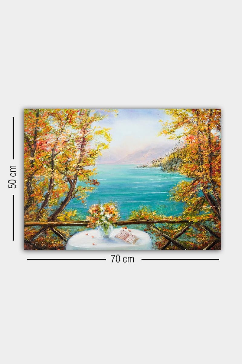 Koristeellinen Canvastaulu 50x70 cm - Monivärinen - Sisustustuotteet - Taulu & taide - Canvas-taulu