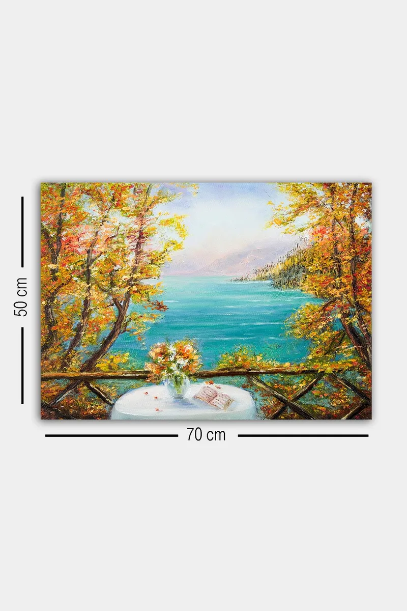 Koristeellinen Canvastaulu 50x70 cm - Monivärinen - Sisustustuotteet - Taulu & taide - Canvas-taulu