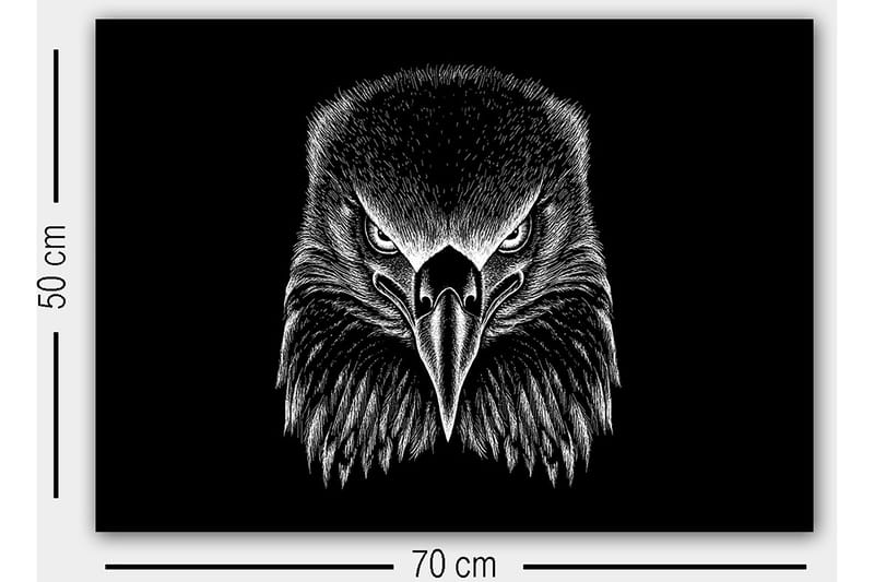 Koristeellinen Canvastaulu 50x70 cm - Monivärinen - Sisustustuotteet - Taulu & taide - Canvas-taulu