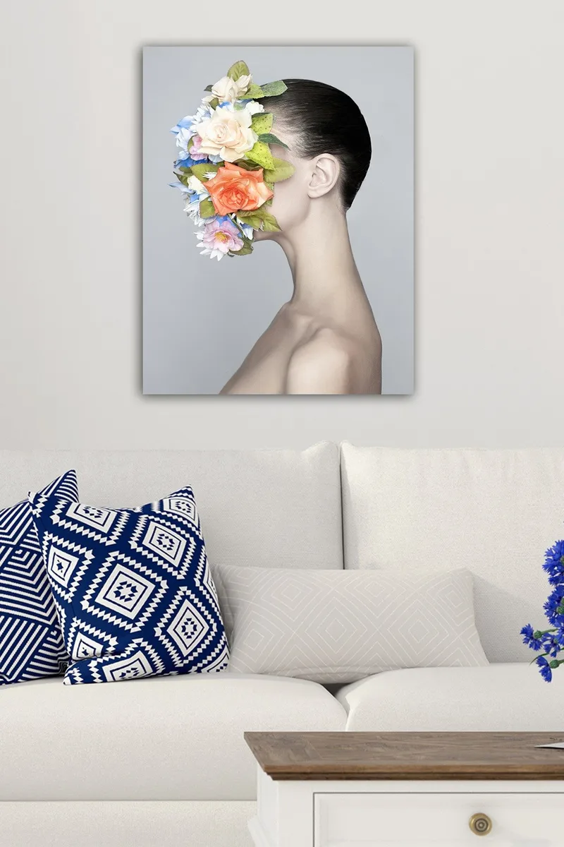 Koristeellinen Canvastaulu 50x70 cm - Monivärinen - Sisustustuotteet - Taulu & taide - Canvas-taulu