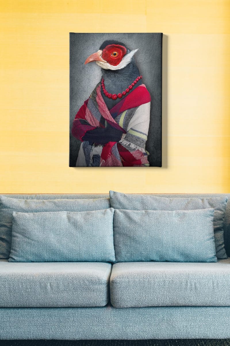 Koristeellinen Canvastaulu 50x70 cm - Monivärinen - Sisustustuotteet - Taulu & taide - Canvas-taulu