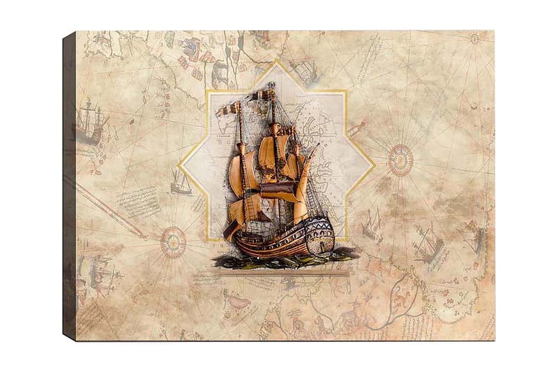 Koristeellinen Canvastaulu 50x70 cm, Monivärinen