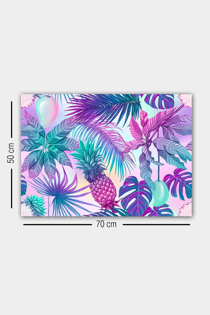 Koristeellinen Canvastaulu 50x70 cm - Monivärinen - Sisustustuotteet - Taulu & taide - Canvas-taulu