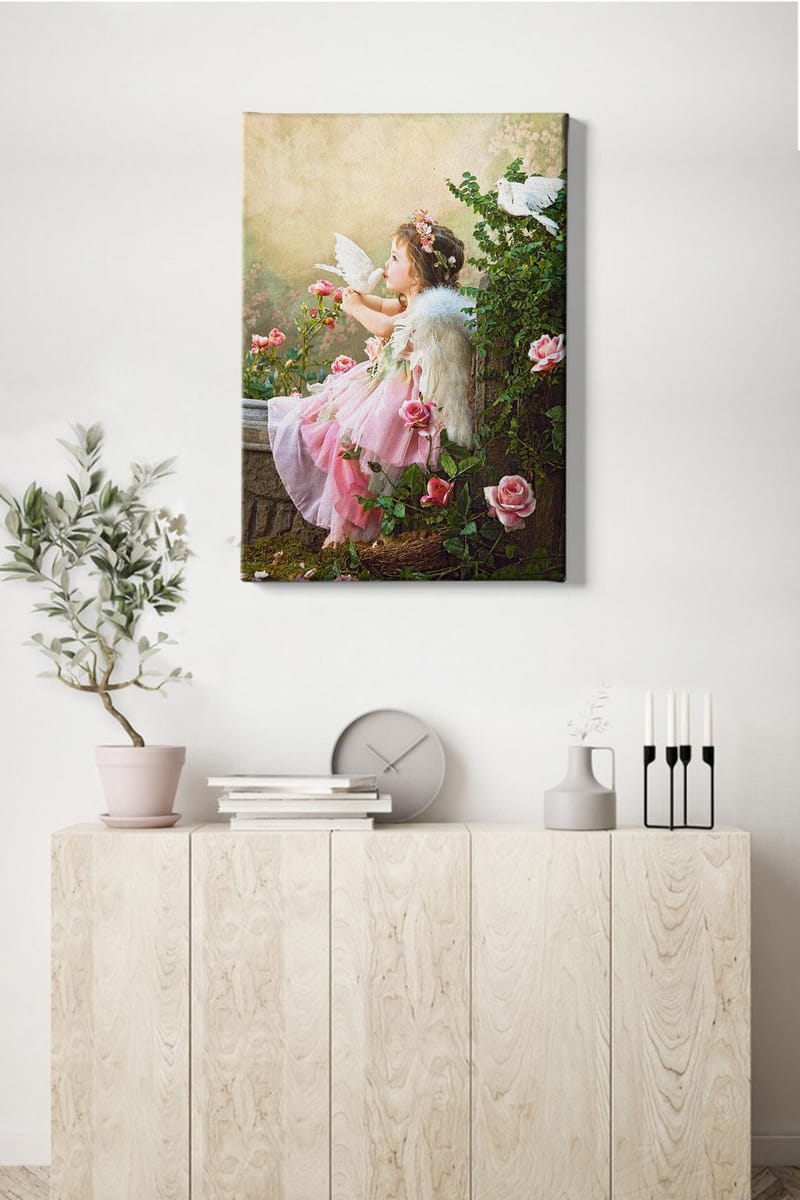 Koristeellinen Canvastaulu 50x70 cm - Monivärinen - Sisustustuotteet - Taulu & taide - Canvas-taulu