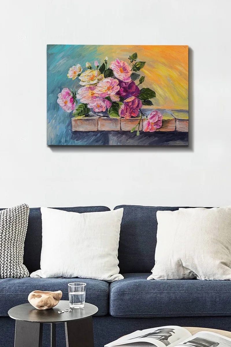 Koristeellinen Canvastaulu 50x70 cm - Monivärinen - Sisustustuotteet - Taulu & taide - Canvas-taulu