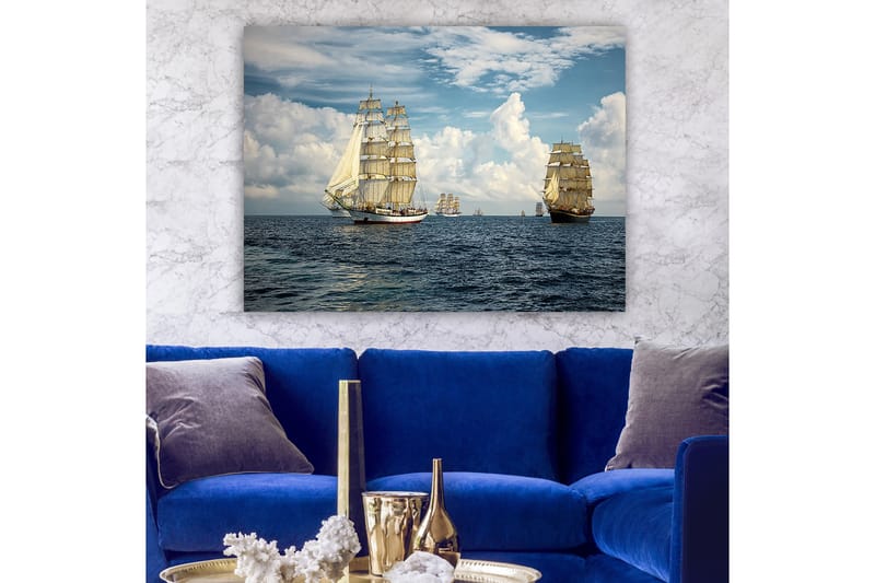 Koristeellinen Canvastaulu 70x100 cm - Monivärinen - Sisustustuotteet - Taulu & taide - Canvas-taulu