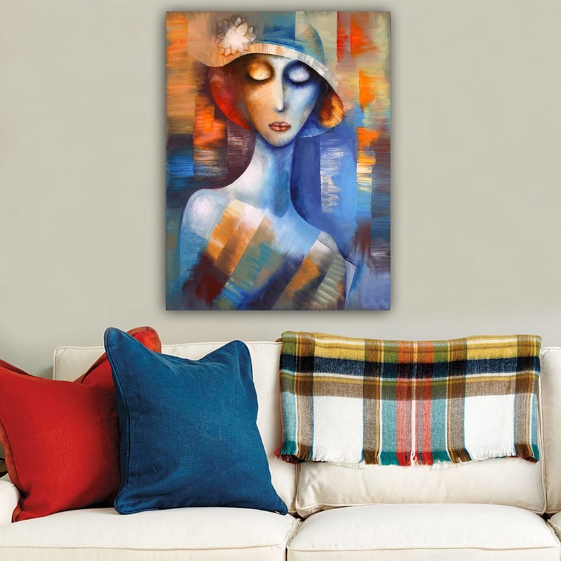 Koristeellinen Canvastaulu 70x100 cm - Monivärinen - Sisustustuotteet - Taulu & taide - Canvas-taulu