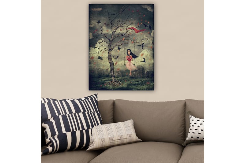 Koristeellinen Canvastaulu 70x100 cm - Monivärinen - Sisustustuotteet - Taulu & taide - Canvas-taulu