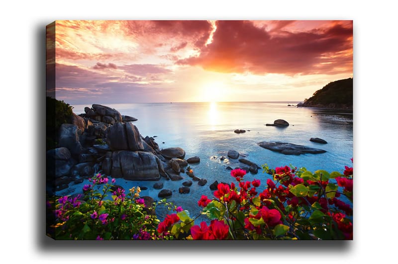 Koristeellinen Canvastaulu 70x100 cm - Monivärinen - Sisustustuotteet - Taulu & taide - Canvas-taulu