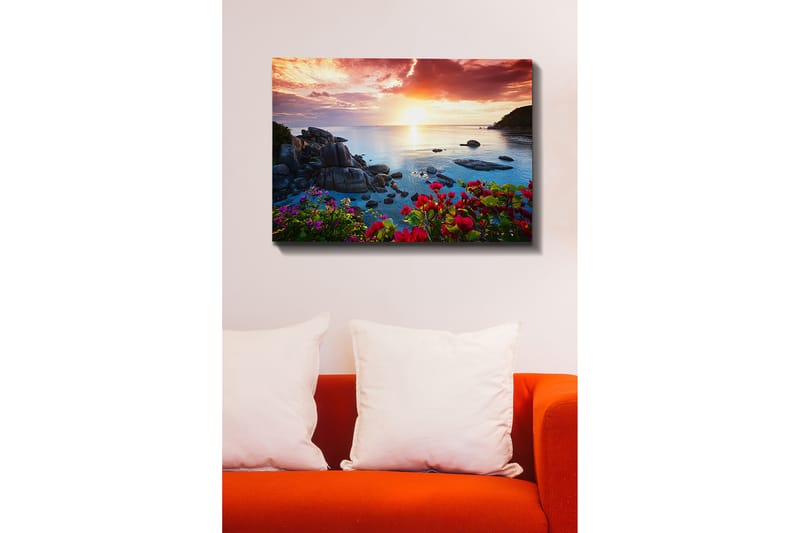 Koristeellinen Canvastaulu 70x100 cm - Monivärinen - Sisustustuotteet - Taulu & taide - Canvas-taulu