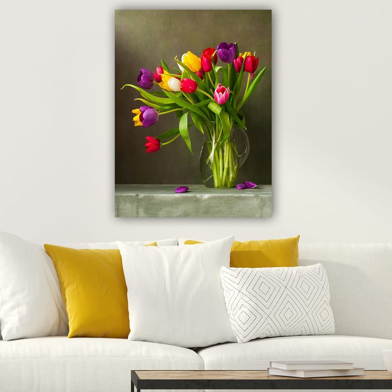 Koristeellinen Canvastaulu 70x100 cm - Monivärinen - Sisustustuotteet - Taulu & taide - Canvas-taulu