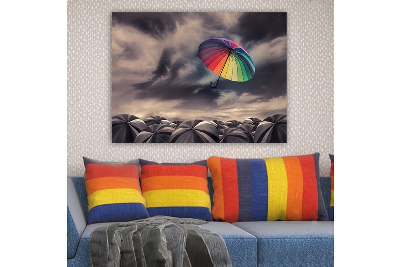 Koristeellinen Canvastaulu 70x100 cm - Monivärinen - Sisustustuotteet - Taulu & taide - Canvas-taulu