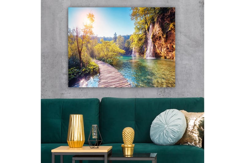 Koristeellinen Canvastaulu 70x100 cm - Monivärinen - Sisustustuotteet - Taulu & taide - Canvas-taulu