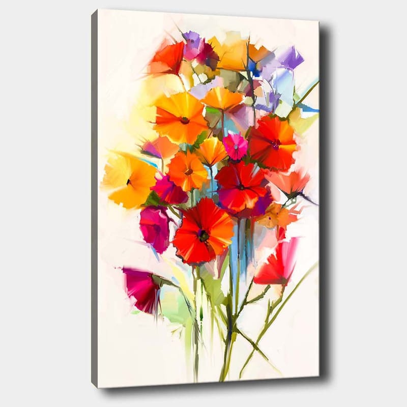 Koristeellinen Canvastaulu 70x100 cm - Monivärinen - Sisustustuotteet - Taulu & taide - Canvas-taulu