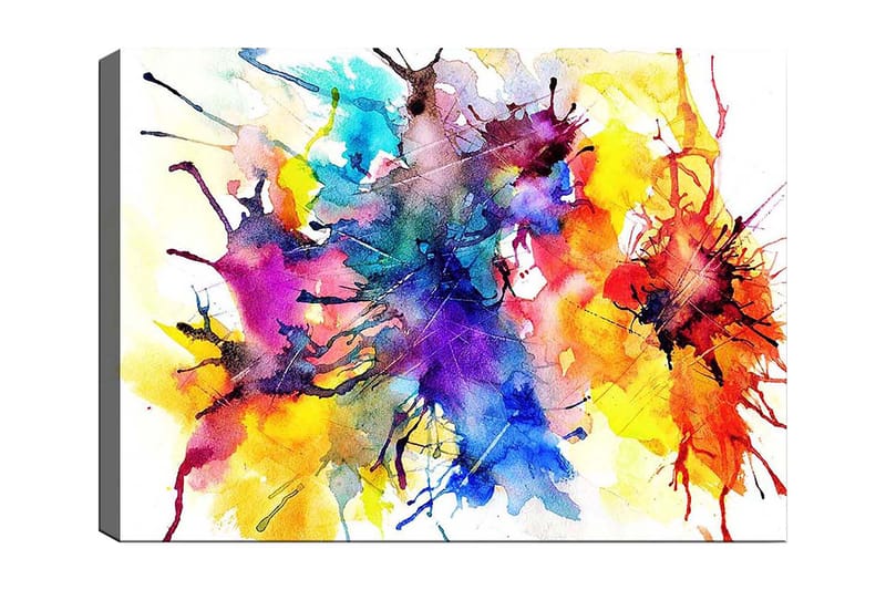 Koristeellinen Canvastaulu 70x100 cm - Monivärinen - Sisustustuotteet - Taulu & taide - Canvas-taulu