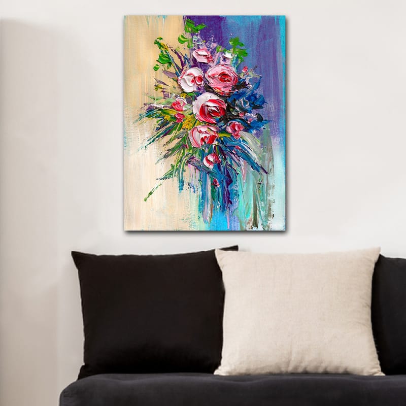 Koristeellinen Canvastaulu 70x100 cm - Monivärinen - Sisustustuotteet - Taulu & taide - Canvas-taulu