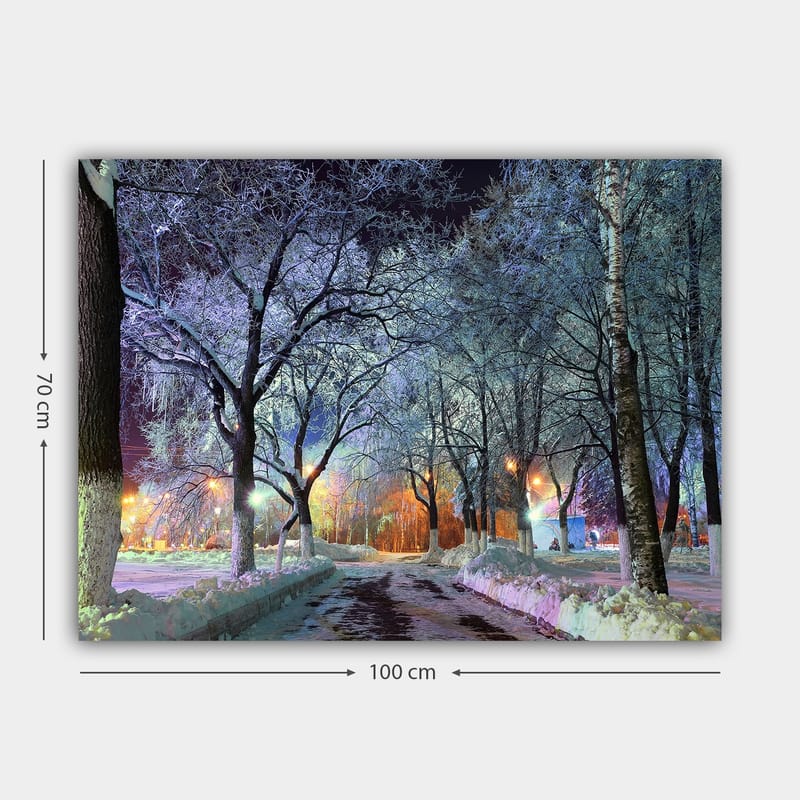 Koristeellinen Canvastaulu 70x100 cm - Monivärinen - Sisustustuotteet - Taulu & taide - Canvas-taulu