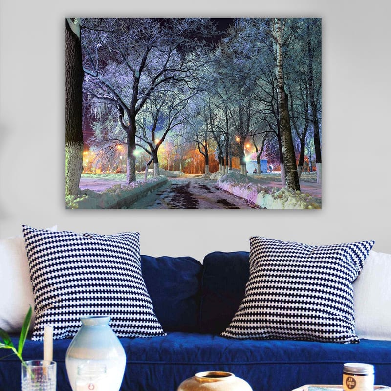 Koristeellinen Canvastaulu 70x100 cm - Monivärinen - Sisustustuotteet - Taulu & taide - Canvas-taulu