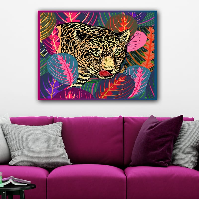 Koristeellinen Canvastaulu 70x100 cm - Monivärinen - Sisustustuotteet - Taulu & taide - Canvas-taulu