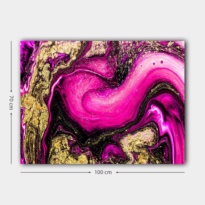 Koristeellinen Canvastaulu 70x100 cm - Monivärinen - Sisustustuotteet - Taulu & taide - Canvas-taulu