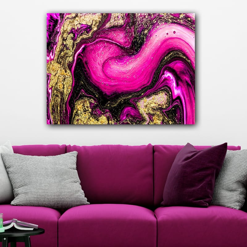 Koristeellinen Canvastaulu 70x100 cm - Monivärinen - Sisustustuotteet - Taulu & taide - Canvas-taulu