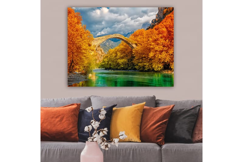 Koristeellinen Canvastaulu 70x100 cm - Monivärinen - Sisustustuotteet - Taulu & taide - Canvas-taulu