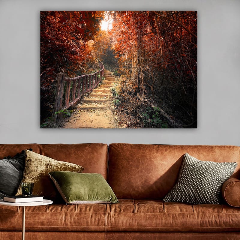 Koristeellinen Canvastaulu 70x100 cm - Monivärinen - Sisustustuotteet - Taulu & taide - Canvas-taulu