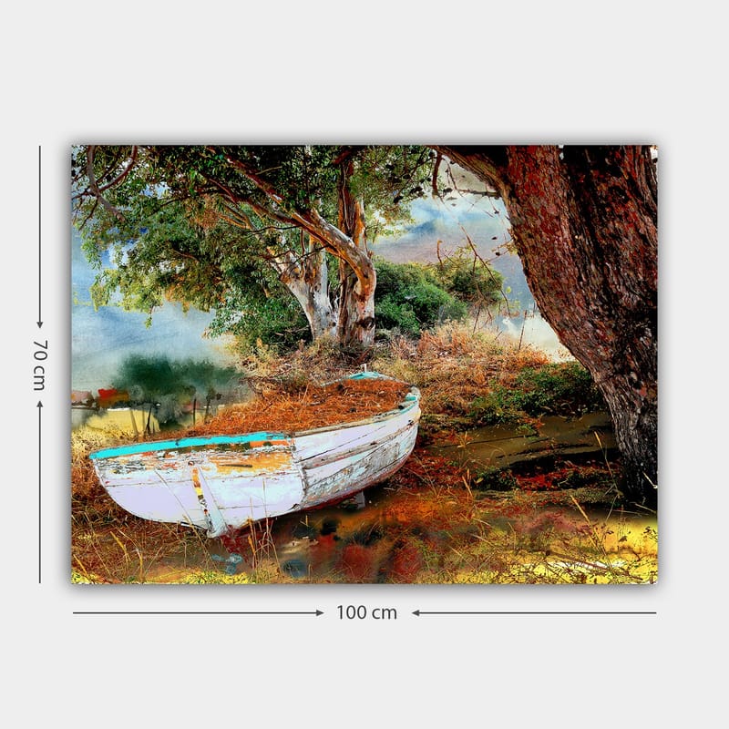 Koristeellinen Canvastaulu 70x100 cm - Monivärinen - Sisustustuotteet - Taulu & taide - Canvas-taulu
