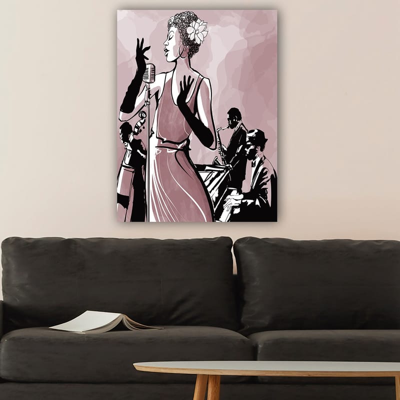 Koristeellinen Canvastaulu 70x100 cm - Monivärinen - Sisustustuotteet - Taulu & taide - Canvas-taulu