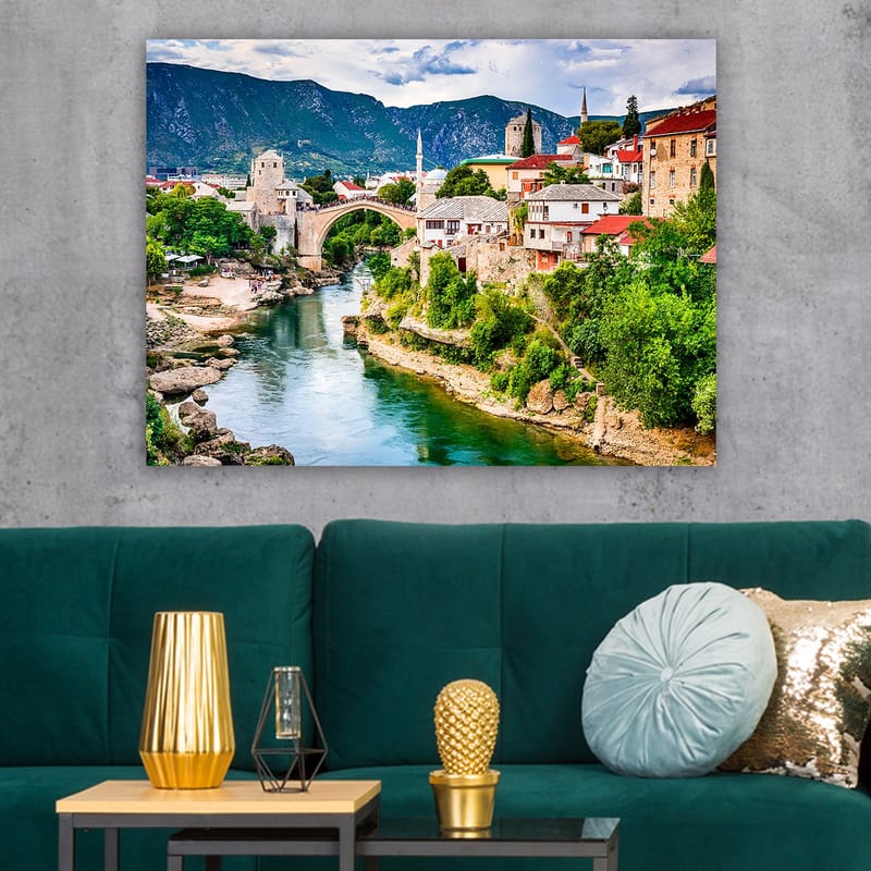 Koristeellinen Canvastaulu 70x100 cm - Monivärinen - Sisustustuotteet - Taulu & taide - Canvas-taulu