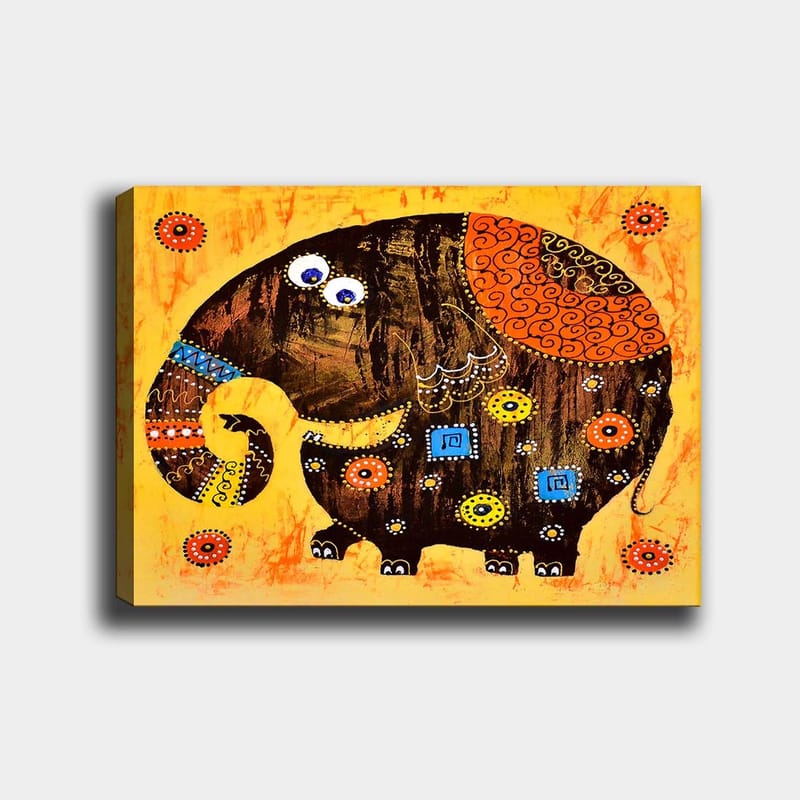 Koristeellinen Canvastaulu 70x100 cm - Monivärinen - Sisustustuotteet - Taulu & taide - Canvas-taulu