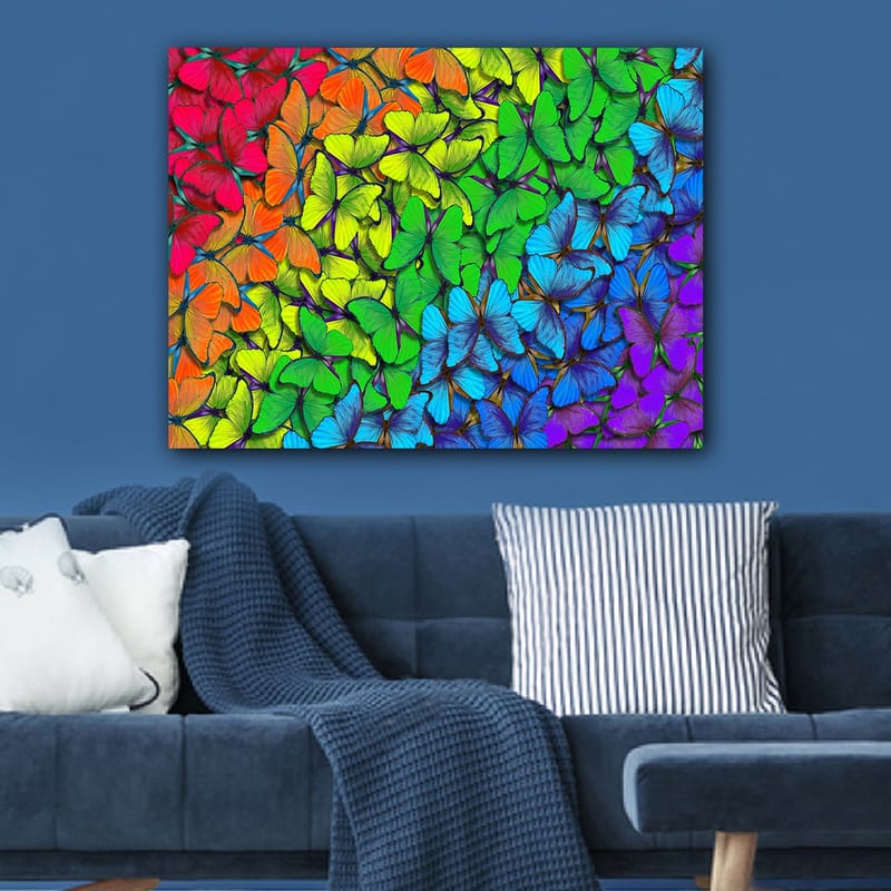 Koristeellinen Canvastaulu 70x100 cm - Monivärinen - Sisustustuotteet - Taulu & taide - Canvas-taulu