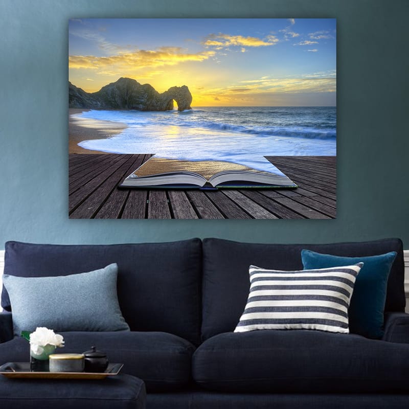 Koristeellinen Canvastaulu 70x100 cm - Monivärinen - Sisustustuotteet - Taulu & taide - Canvas-taulu
