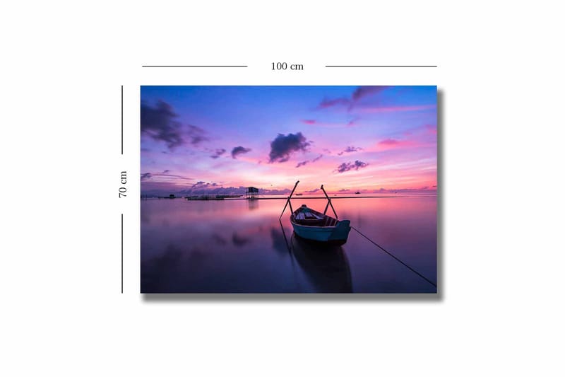 Koristeellinen Canvastaulu 70x100 cm - Monivärinen - Sisustustuotteet - Taulu & taide - Canvas-taulu