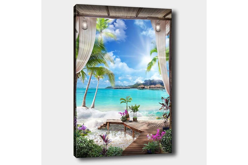Koristeellinen Canvastaulu 70x100 cm - Monivärinen - Sisustustuotteet - Taulu & taide - Canvas-taulu
