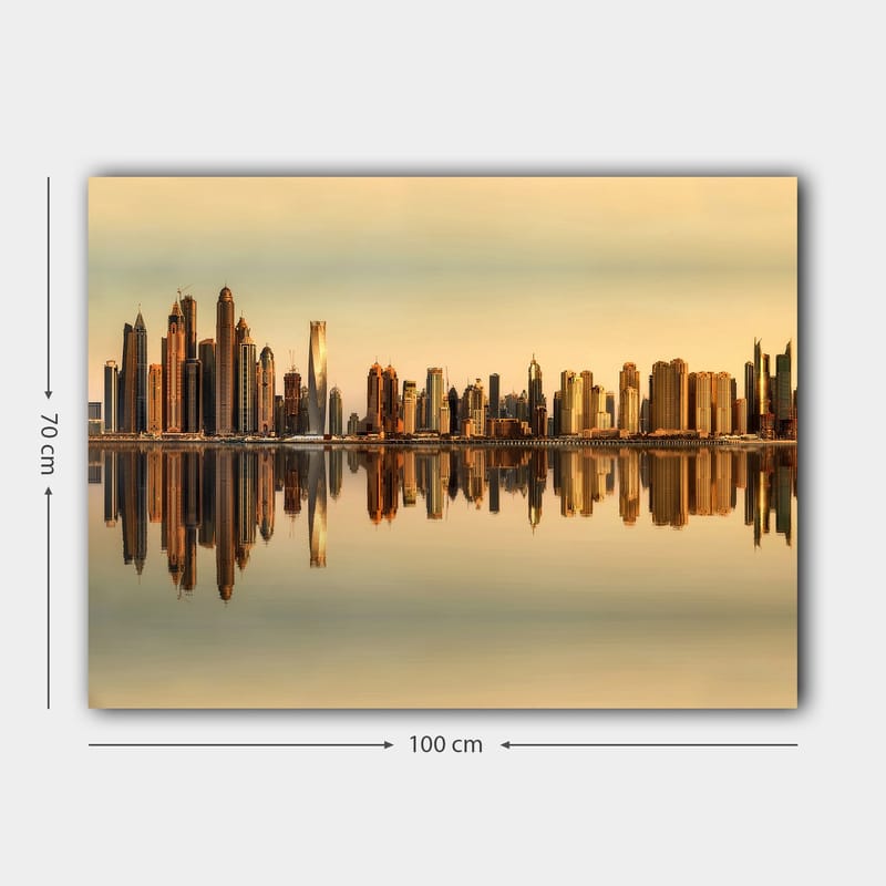 Koristeellinen Canvastaulu 70x100 cm - Monivärinen - Sisustustuotteet - Taulu & taide - Canvas-taulu